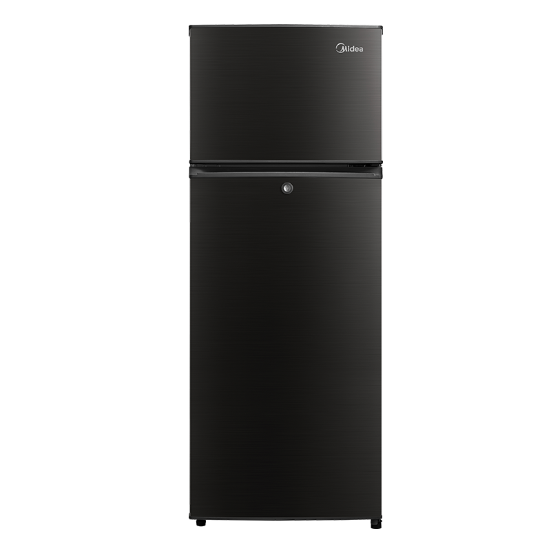 Midea 204L Top Freezer Fridge – Black