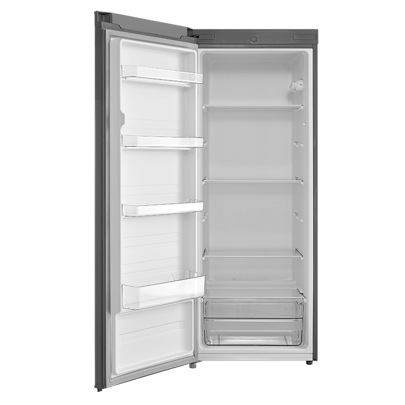 Midea 231L Upright Fridge – Silver