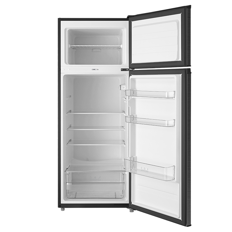 Midea 204L Top Freezer Fridge – Black