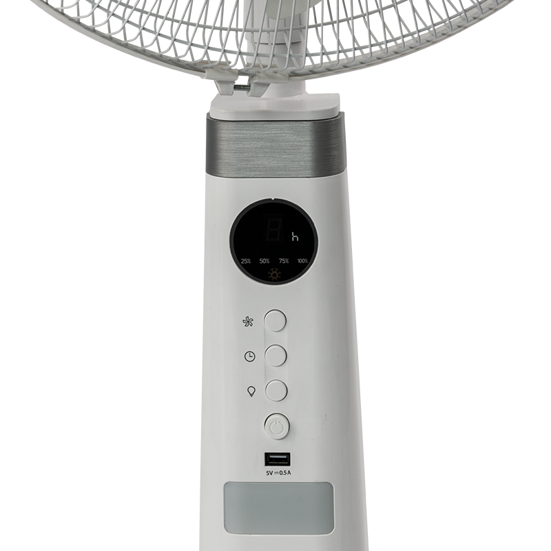 Midea Battery Rechargeable Stand Fan – White