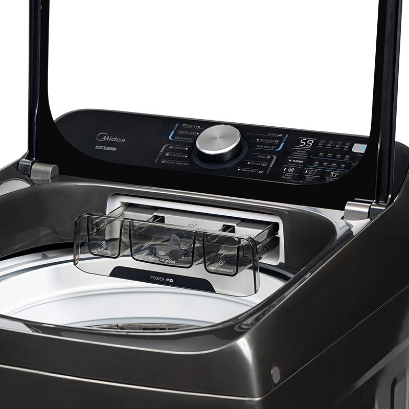Midea 16kg Top Loader Washing Machine – Titanium