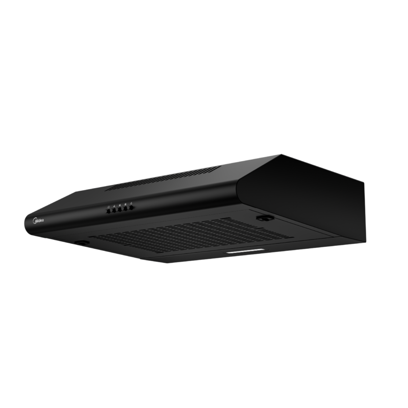Midea 60cm Shelf Extractor Cooker Hood – Black