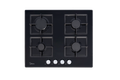 Midea 60cm 4 Burner Gas Hob – Black Glass