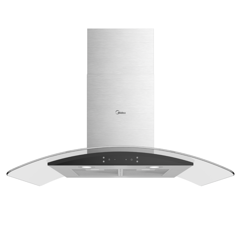 Midea 90cm Curved Glass Cooker Hood – Gesture Control
