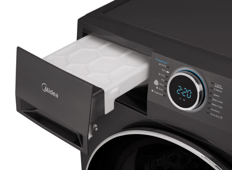 Midea 10kg Heat Pump Tumble Dryer – Titanium – WiFi Enabled
