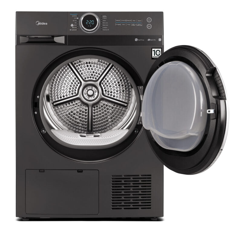 Midea 10kg Heat Pump Tumble Dryer – Titanium – WiFi Enabled