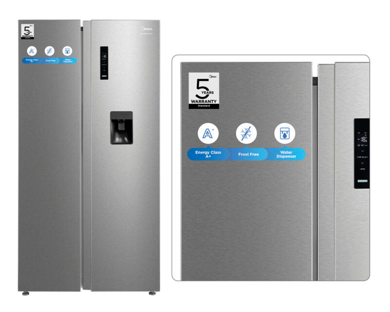 513L Inverter Side by Side refrigerator – Stainless Steel