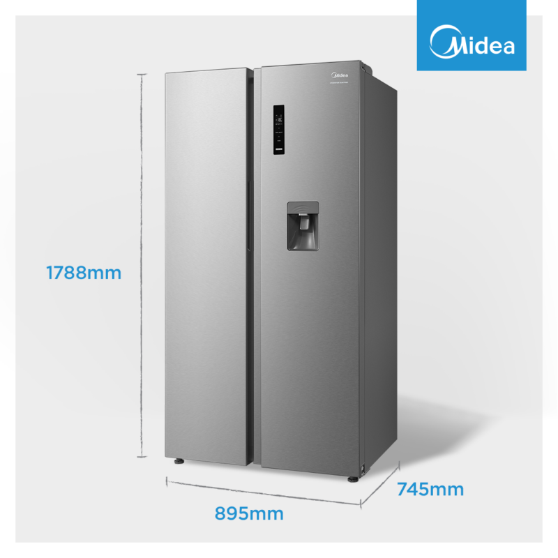 513L Inverter Side by Side refrigerator – Stainless Steel