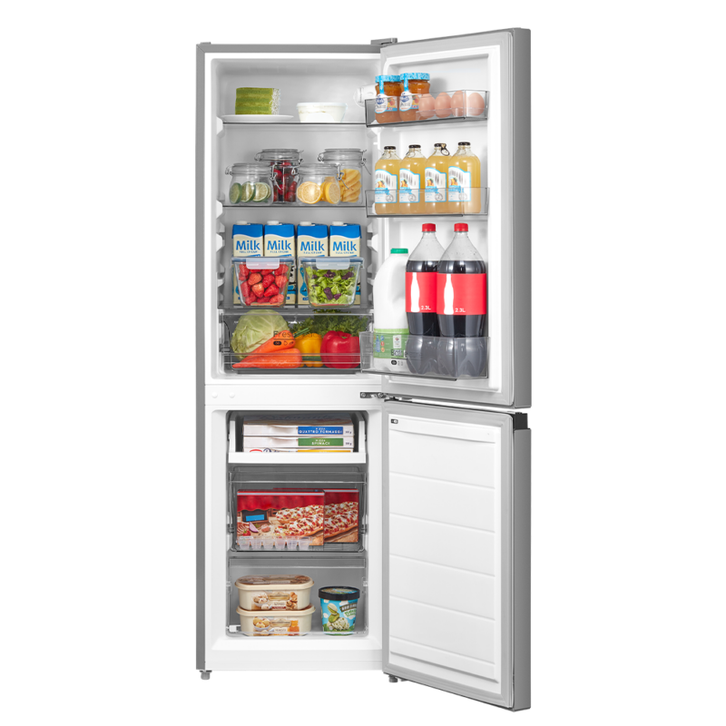 Midea 169L Bottom Freezer Fridge – Silver