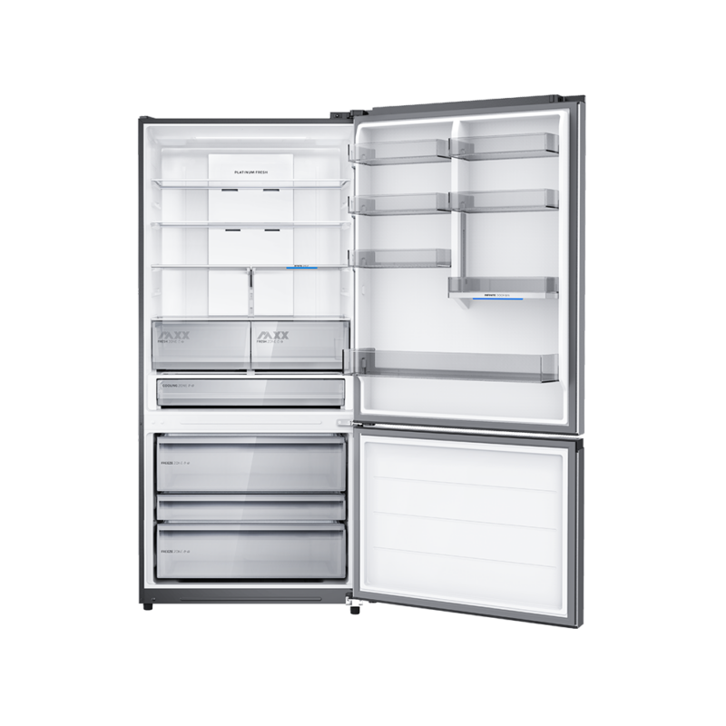 646L Bottom Mount Refrigerator – Inverter Quattro – Dark Grey