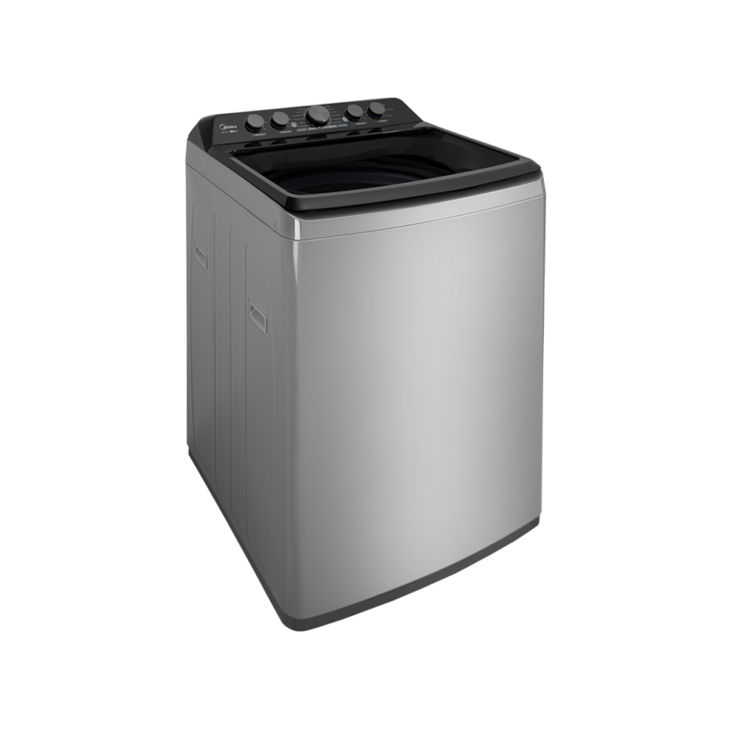 Midea 21kg Semi-Industrial Inverter Top Loader Washing Machine – Silver