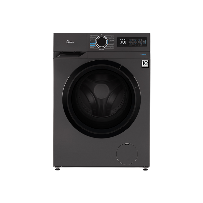 Midea 8kg Front Loader Washing Machine – 1400 RPM – Titanium