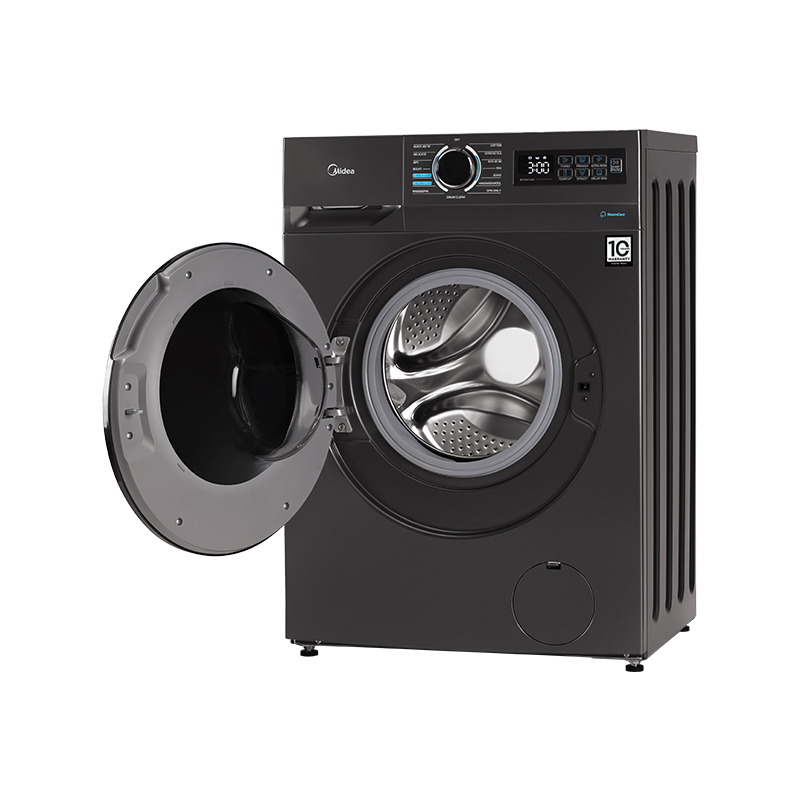 Midea 8kg Front Loader Washing Machine – 1400 RPM – Titanium