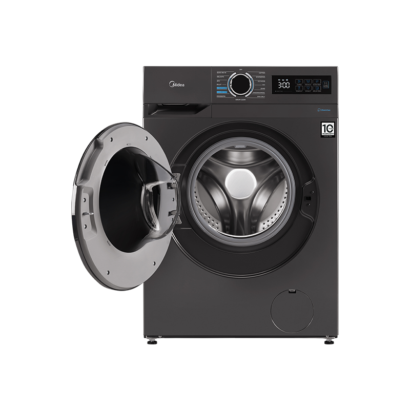 Midea 8kg Front Loader Washing Machine – 1400 RPM – Titanium