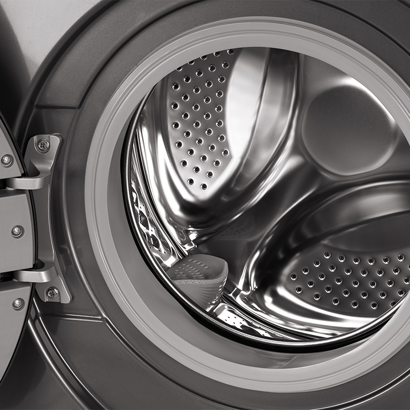 Midea 8kg Front Loader Washing Machine – 1400 RPM – Titanium