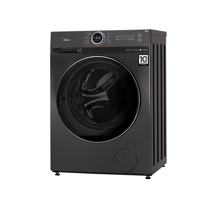 Midea 10kg Front Loader Washing Machine – 1400 RPM – Titanium