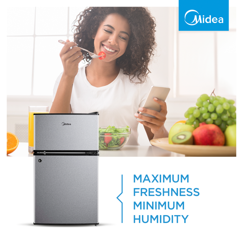 Midea 87L Double Door Bar Fridge