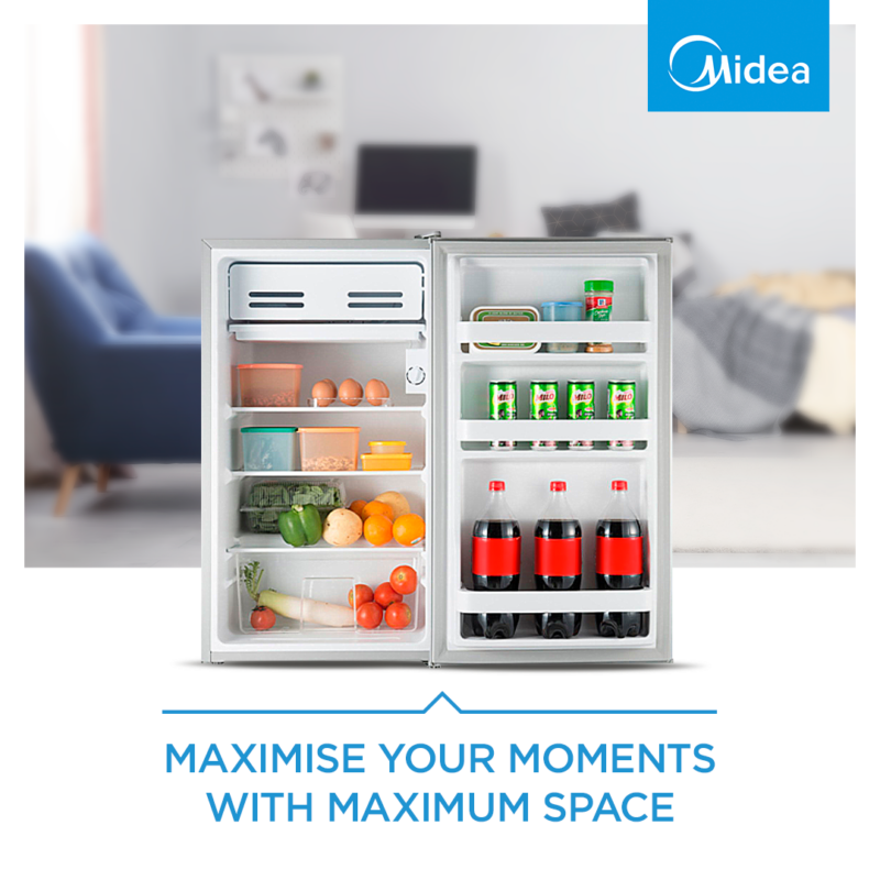 Midea 93L Single Door Bar Fridge