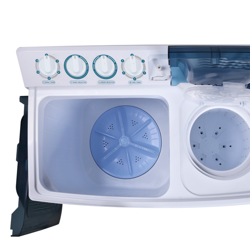 Midea 15kg Twin Tub Washing Machine – Pump Assisted – White