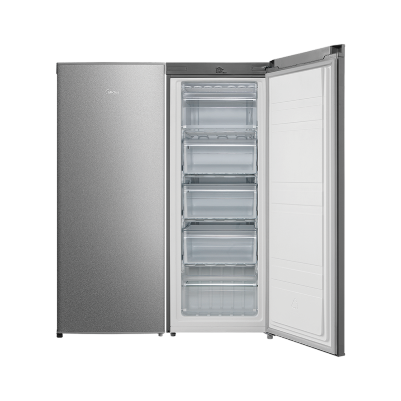 Midea 157L Upright Freezer – Silver