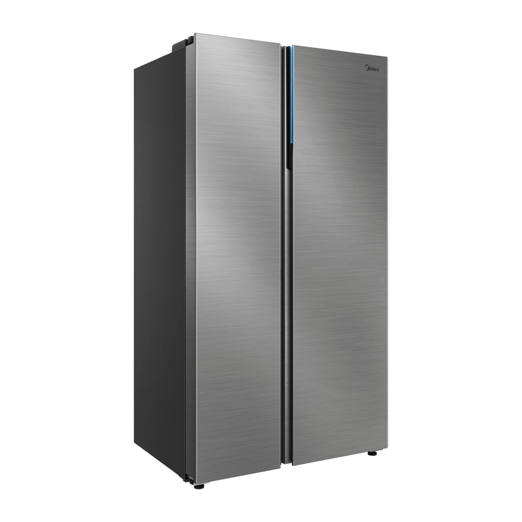 681L Side by Side Refrigerator – Inverter Quattro – Bru Steel