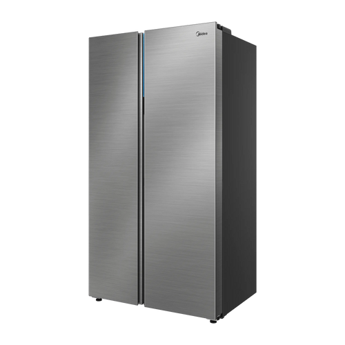 681L Side by Side Refrigerator – Inverter Quattro – Bru Steel