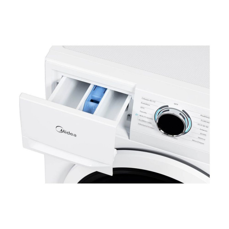 Midea 6kg Front Loading Inverter Washing Machine – White